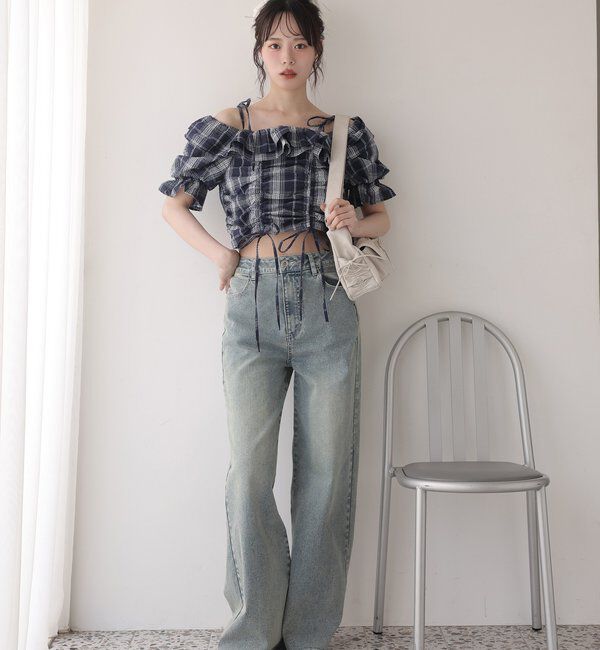  「【ペットボトルが入る！】ミラー付きドロストバック」|ショルダー・メッセンジャー|