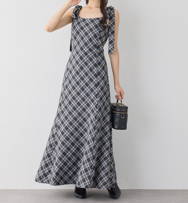  「【新色追加】着痩せ効果抜群/マイナス5キロ見えキャミワンピ」|ワンピース|