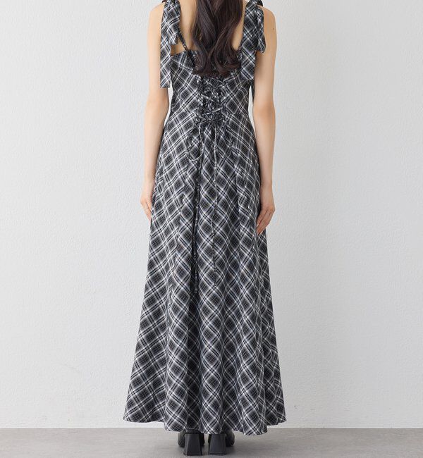  「【新色追加】着痩せ効果抜群/マイナス5キロ見えキャミワンピ」|ワンピース|