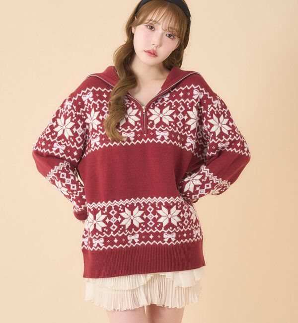 「ノルディック柄ニット」|ニット・セーター|