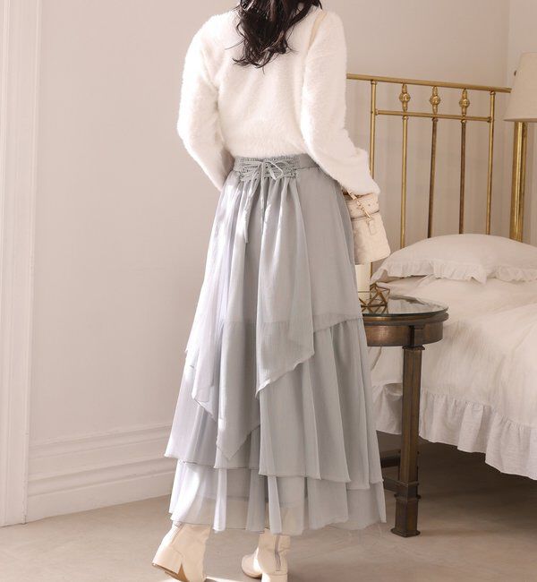  「ティアードロングスカート」|スカート|