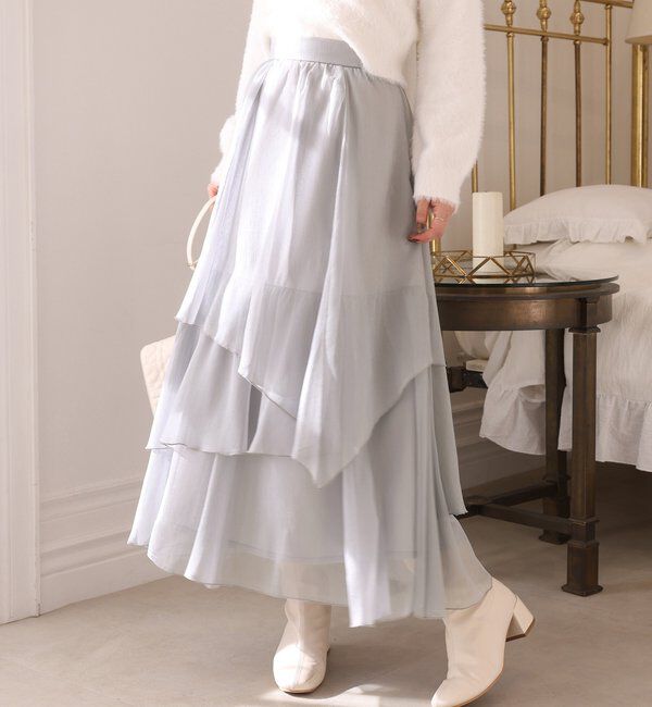  「ティアードロングスカート」|スカート|