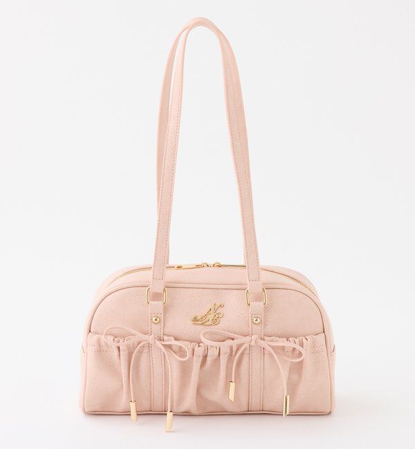  「ドロストリボン付きスクエアバッグ」|ショルダー・メッセンジャー|