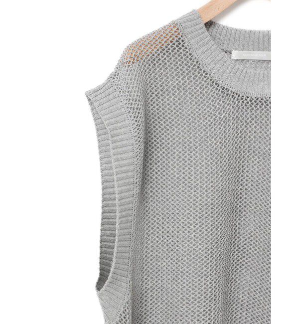 MARMARMAR「MARMARMAR メッシュショートベスト」|ベスト・ジレ|