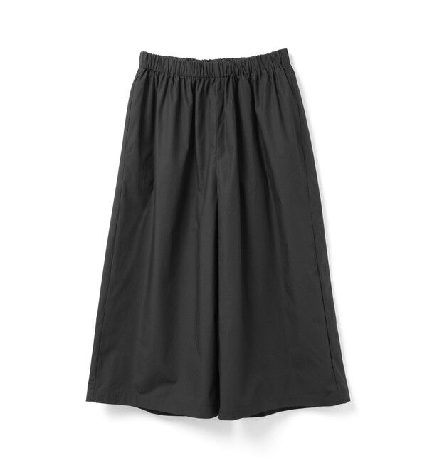 mizuiro ind「mizuiro ind ワイドハーフパンツ」|その他|ブラック