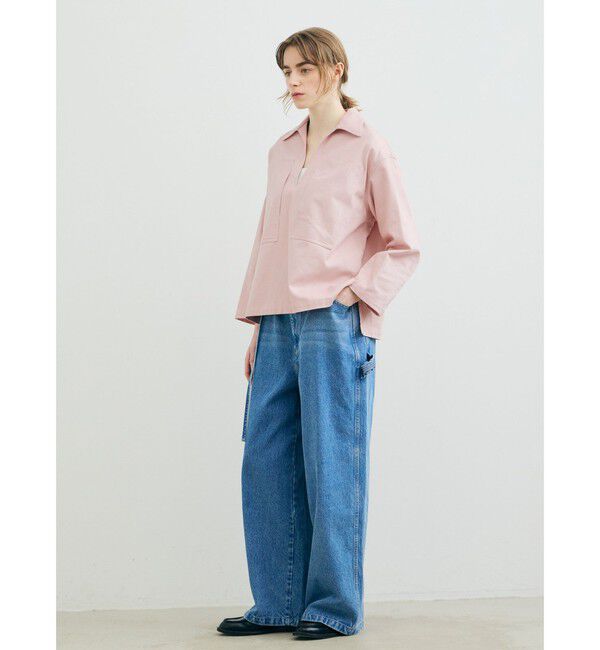 MARMARMAR「MARMARMAR ドリルスキッパーシャツ」|シャツ・ブラウス|