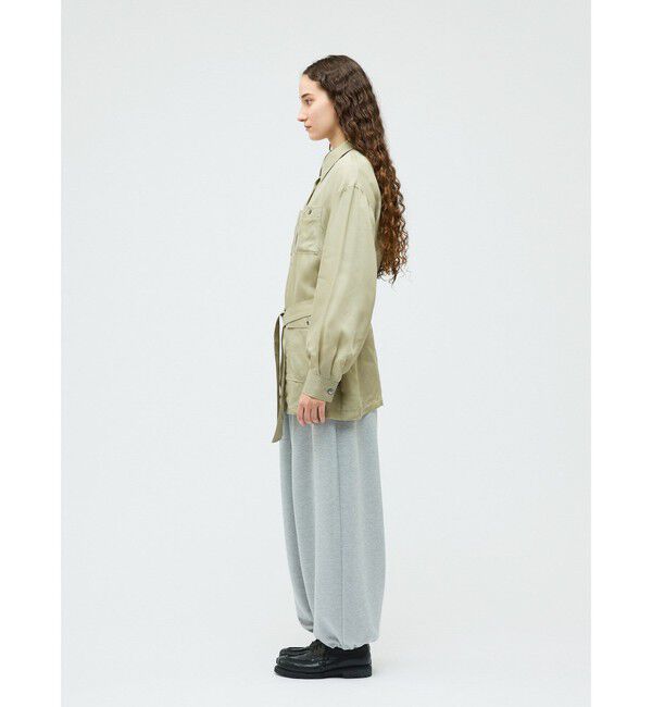 mizuiro ind「mizuiro ind キュプラフィールドシャツジャケット」|その他|