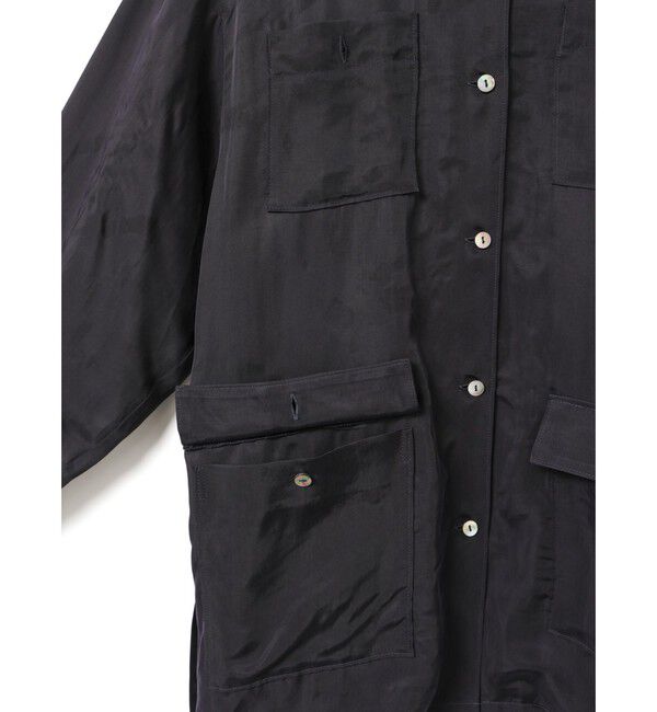 mizuiro ind「mizuiro ind キュプラフィールドシャツジャケット」|その他|