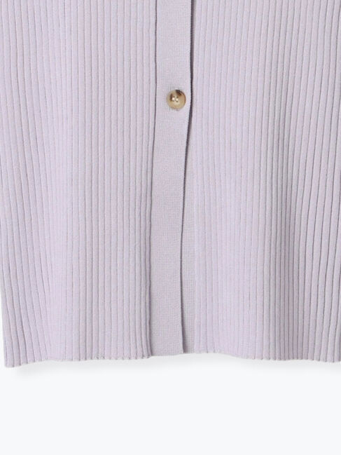 Te chichi「リブポロカラーニットカーディガン《2025spring catalog item》」|カーディガン|