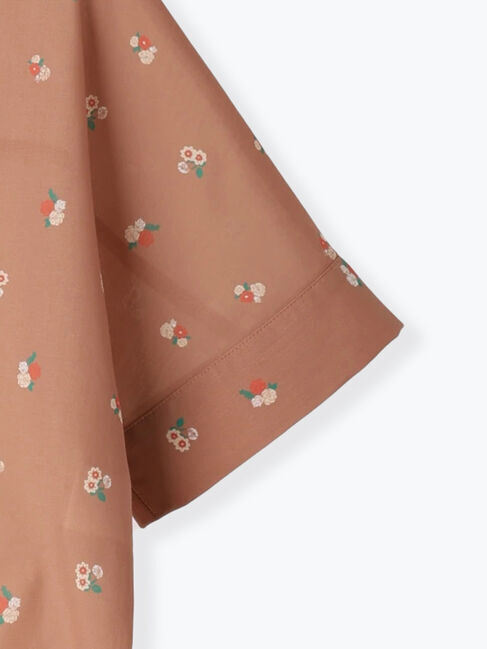 Te chichi TERRASSE「【日比谷花壇コラボ】プリントクロップドシャツ（セットアップ可）」|シャツ・ブラウス|