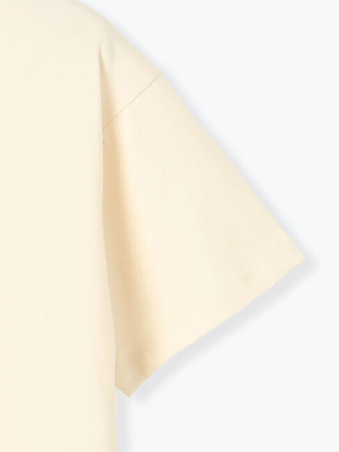 Lugnoncure「メガネ刺繍プリントTシャツ」|Tシャツ・カットソー|