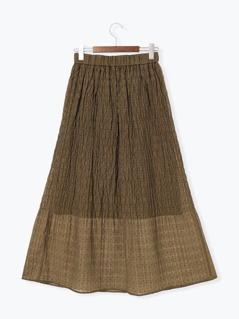 Te chichi「【松井愛莉着用】ドットシャーリングタイトスカート（セットアップ可）《2025summer catalog item》」|スカート|