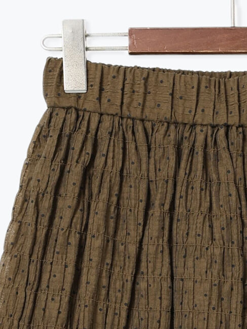 Te chichi「【松井愛莉着用】ドットシャーリングタイトスカート（セットアップ可）《2025summer catalog item》」|スカート|