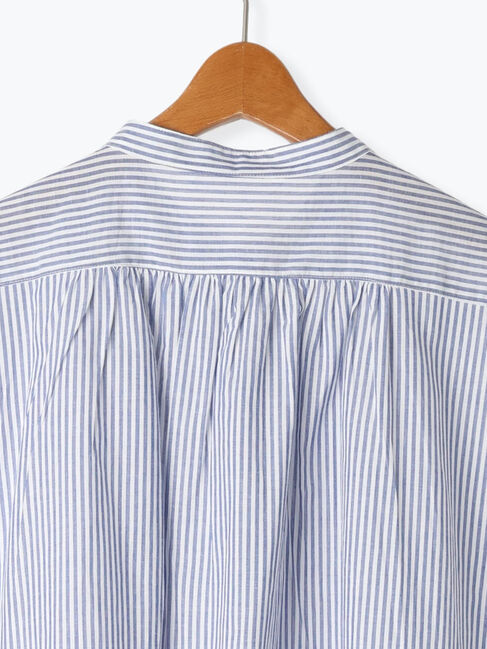 Lugnoncure「綿麻バンドカラーブラウス」|シャツ・ブラウス|