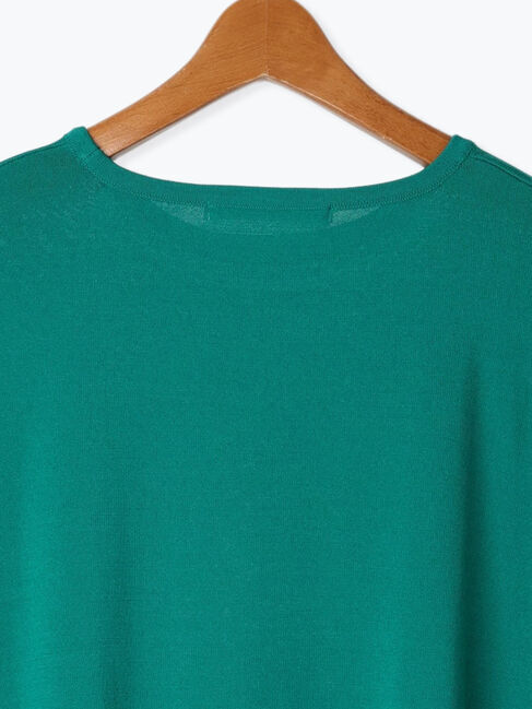 Lugnoncure「【接触冷感】無地/ボーダー半袖ニット」|ニット・セーター|