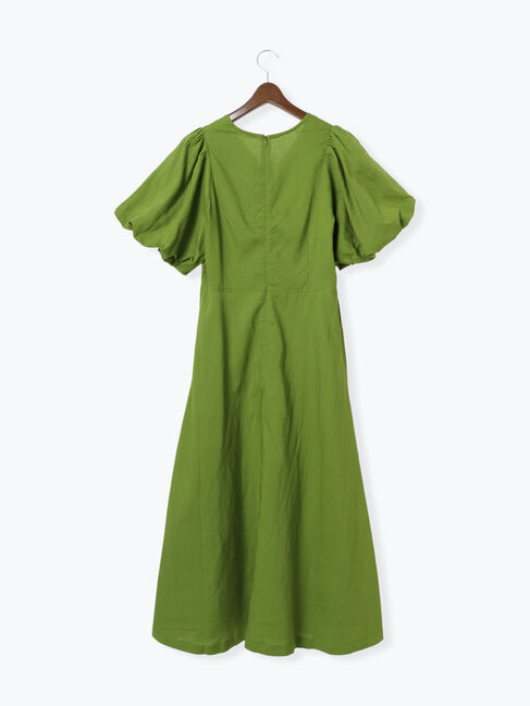 Te chichi「【松井愛莉着用】バルーンスリーブVネックワンピース」|ワンピース|