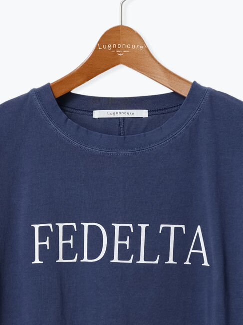 Lugnoncure「ピグメントロゴプリントTシャツ」|Tシャツ・カットソー|