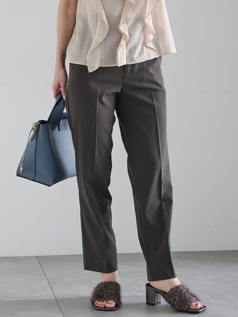 Te chichi「メタル釦楊柳テーパードパンツ」|その他|