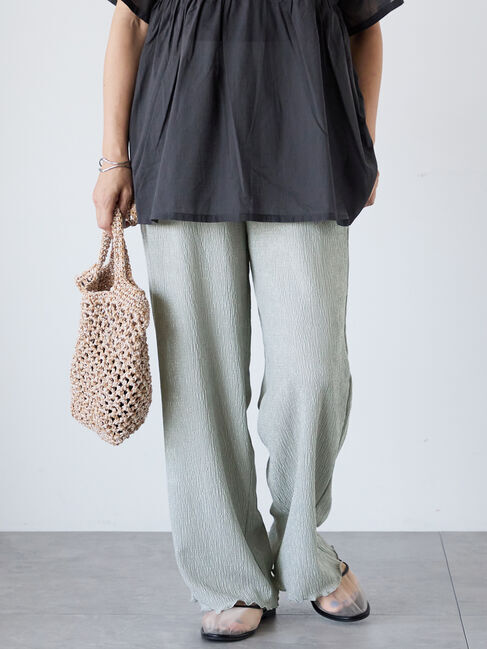 Lugnoncure「ジャカードイージーパンツ」|その他|グレー