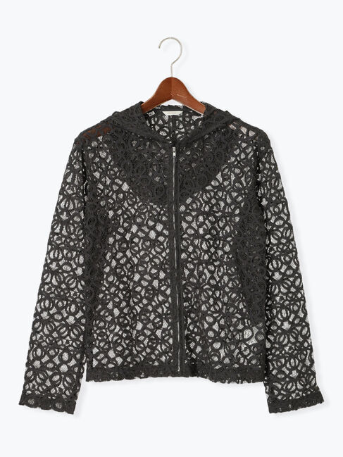 Te chichi「レースジップアップフーディー」|シャツ・ブラウス|