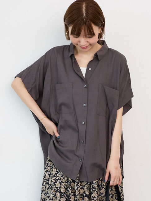 Lugnoncure「レーヨン麻シャツ(セットアップ可)」|シャツ・ブラウス|