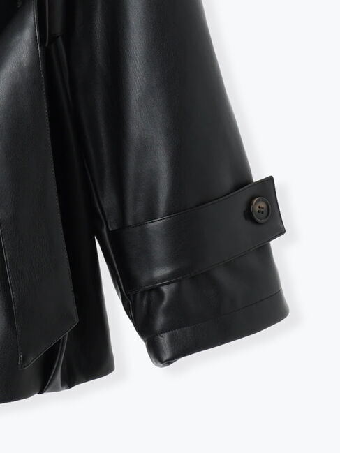 Te chichi「レザーショートトレンチコート《2025Autumn catalog vol.2 item》」|その他|