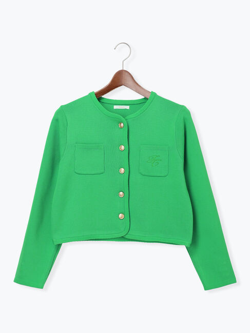 Te chichi「レタードポケットジャケットカーディガン」|カーディガン|