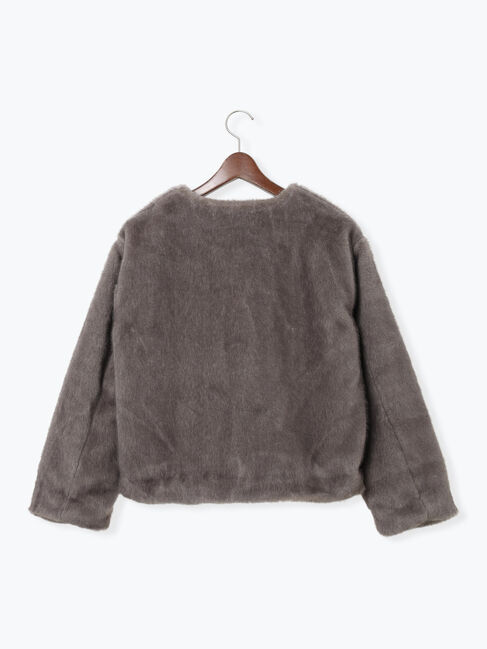Te chichi「グラデーションファーノーカラージャケット《2025winter catalog item》」|その他|