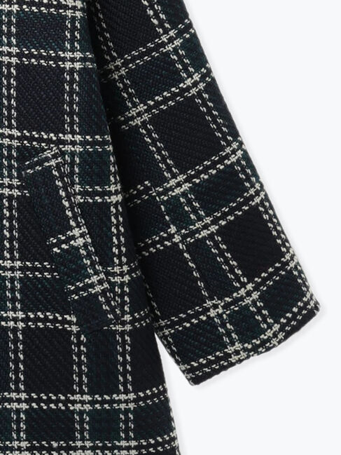 Te chichi「ロービングチェックミドルコート《2025winter catalog item》」|その他|