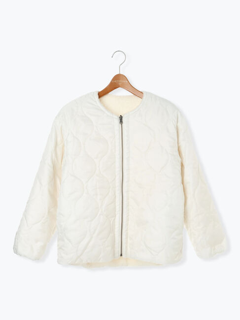 Lugnoncure「リバーシブルボアブルゾン」|ブルゾン・スタジャン|