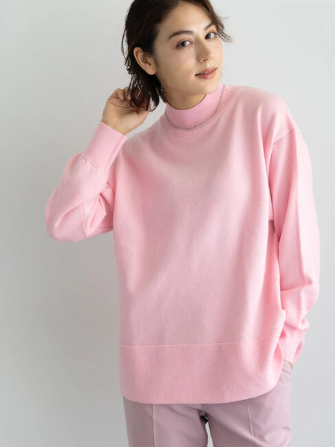 Te chichi「バックスリットスタンドネックプルオーバー」|ニット・セーター|