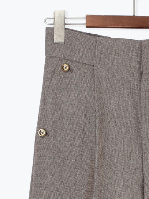 Te chichi「ツイーディーワイドクロップトパンツ」|その他|