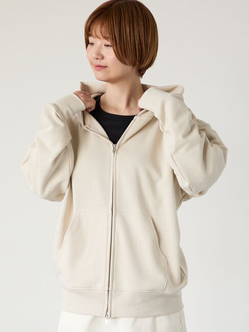 Lugnoncure「裏毛ダブルジップリラックスフーディー」|その他|キナリ