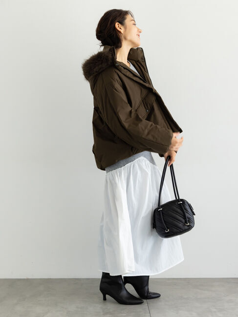 Te chichi「【宮本茉由着用】フードショートダウンジャケット」|その他|