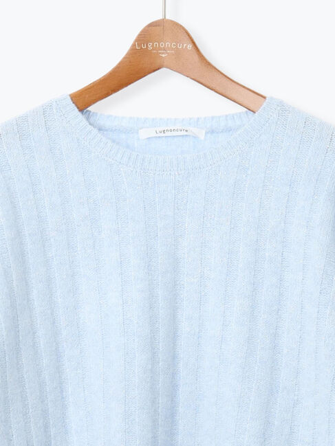 Lugnoncure「ラメ混ワイドリブニット」|ニット・セーター|