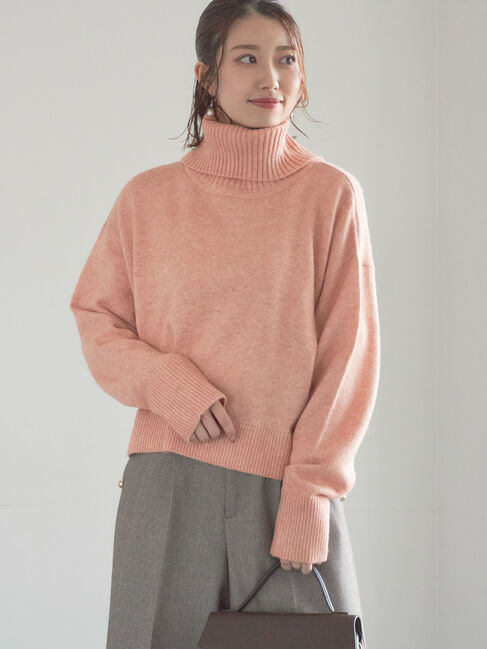 Te chichi「【宮本茉由着用】前後2WAYネックデザインプルオーバー」|ニット・セーター|