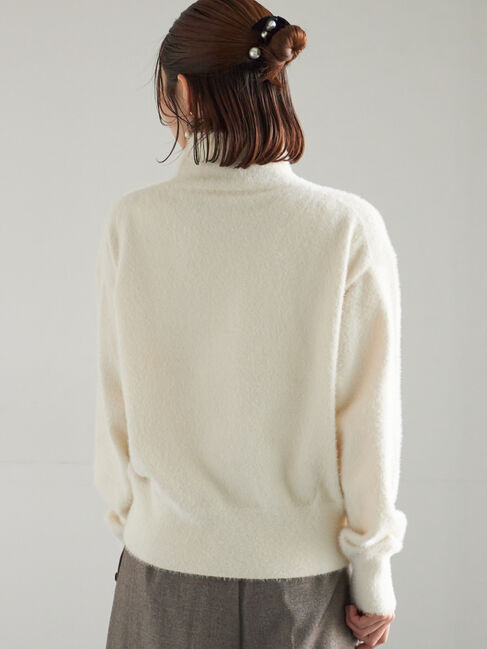 Te chichi「【宮本茉由着用】ハイネックフェザーニット」|ニット・セーター|