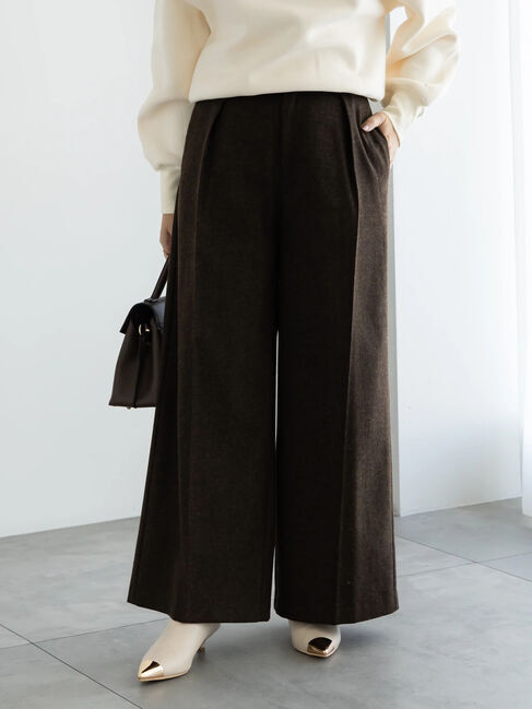 Te chichi「【宮本茉由着用】ツイードワイドパンツ」|その他|