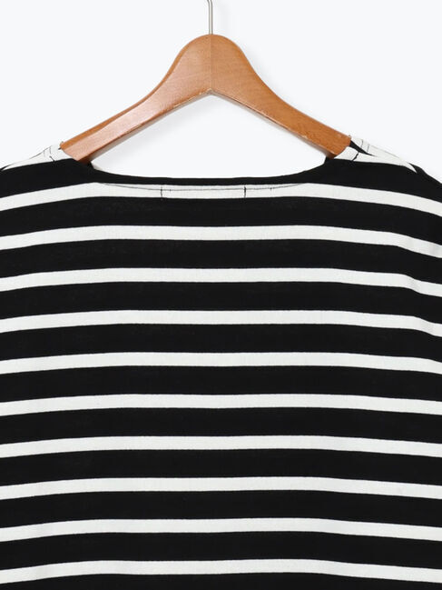 Lugnoncure「ビッグスリーブボーダーカットソー」|Tシャツ・カットソー|