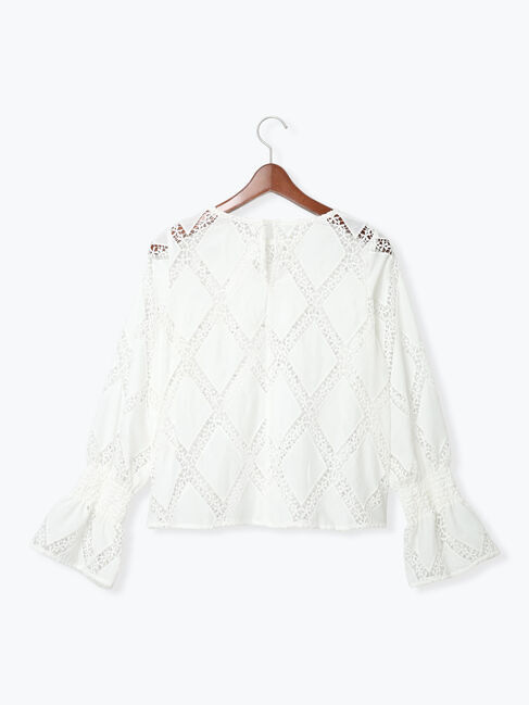 Te chichi「【Atelier ChouChou】スクエアレースブラウス」|シャツ・ブラウス|