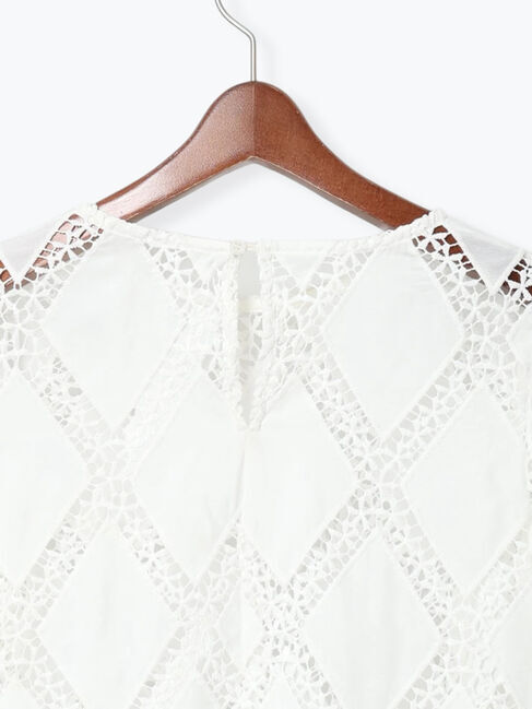 Te chichi「【Atelier ChouChou】スクエアレースブラウス」|シャツ・ブラウス|