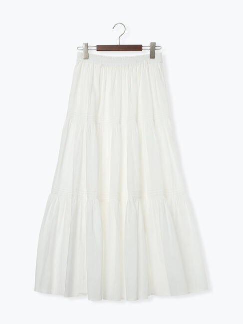 Te chichi「コットンボイルティアードスカート《2026 spring catalog item》」|スカート|
