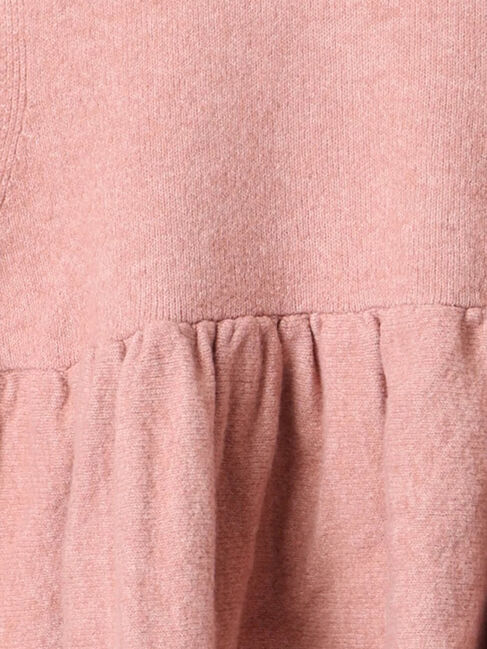 Samansa Mos2「Vネック裾フリル前後2WAYニットベスト」|ダウンベスト・ベスト|