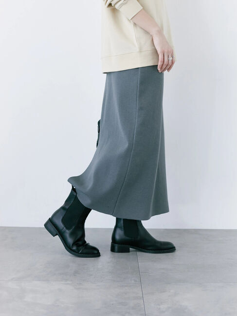 Samansa Mos2 blue「◎ニットタイトスカート」|スカート|