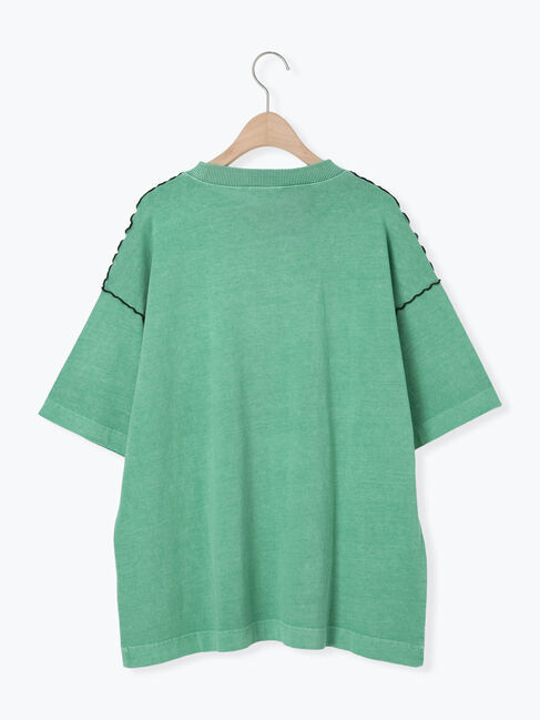 SM2「ピグメント加工メロー切替ロゴプリントTシャツ」|Tシャツ・カットソー|