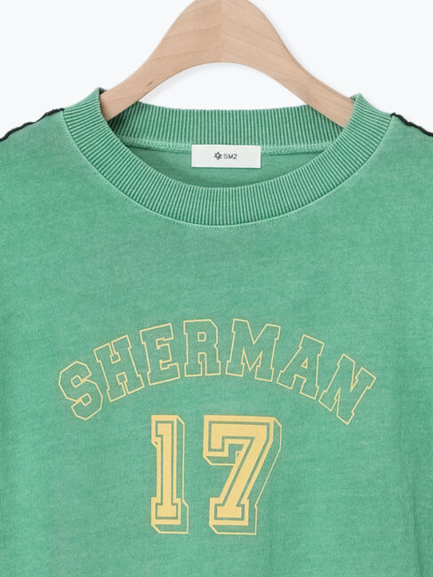 SM2「ピグメント加工メロー切替ロゴプリントTシャツ」|Tシャツ・カットソー|