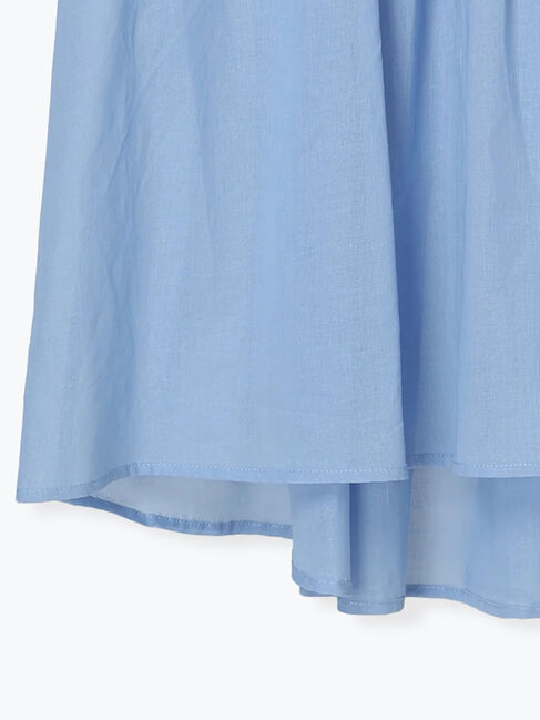 Samansa Mos2 blue「◎シフォンタックブラウス」|シャツ・ブラウス|