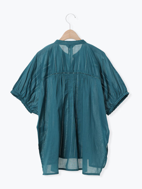 Samansa Mos2「インドピンタック+はしごレースブラウス」|シャツ・ブラウス|