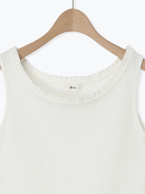 SM2「テレコ襟フリルタンクトップ」|Tシャツ・カットソー|