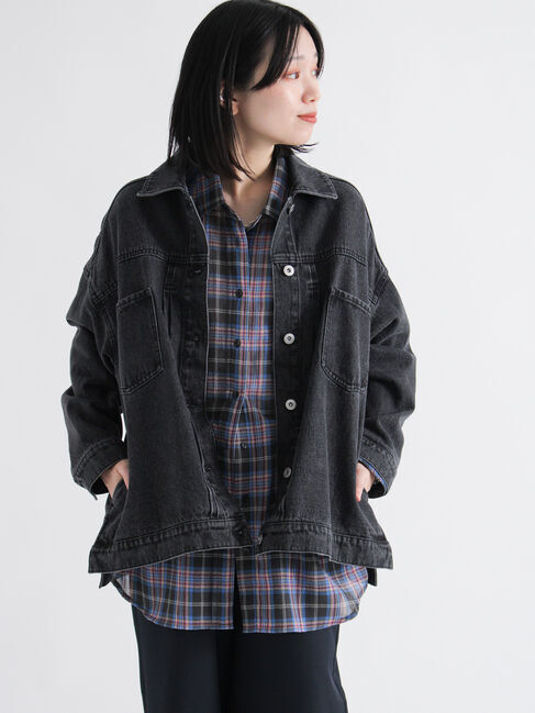 sm2rhythm「デニムルーズジャケット」|その他|